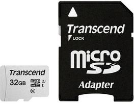 Transcend SD microSD Card 32GB SDHC USD300S-A with Adapter