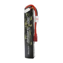 Gens ace Lipo 25C 1100mAh 3S1P 11.1V Airsoft gun battery with T-plug