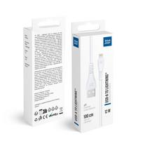 Blue Star 2A 12W 1 m white USB A to Lightning cable