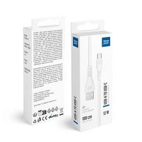 Blue Star USB A to USB C Cable, 2A, 12W, 1 m, PJ-DG4-A, white