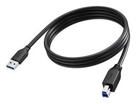 Vision TC 2MUSB3.0/BL USB cable, USB 3.2 Gen 1 (3.1 Gen 1), 2 m, USB A to USB B, 5Gbit/s, Black