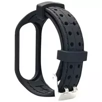 Beline smartwatch strap for Xiaomi Mi Band 7 | Silicone | black