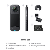 Insta360 X5 camera Ski Bundle