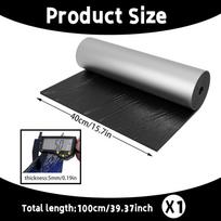 Toilet Tank Insulation for Condensation Waterproof Self-Adhesive Anti-Freeze Pad 100x40cm Toilet Anti Condensation Kit for Home tamsiai pilka spalva