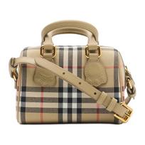 Burberry Mini Odinis Rankinis Krepšys Su Viršutine Rankena Moteriški Rankiniai Krepšiai Smėlio Spalvos 81174171 Basic Set (Bag+Dust Bag) beige