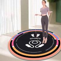 Round Silent Jump Rope & Fitness Mat