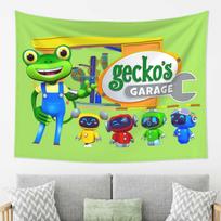Geckos Garage Vaikams Sieninė gobeleno dekoracija Estetiška namų puošyba Gobelenai svetainei miegamajam 74x94cm(29x37in)