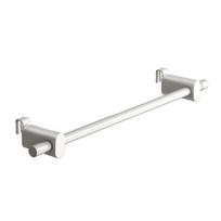 30/50cm Clothes Drying Rack For Radiators 0.3-2m Carbon Steel Dual Poles Installation Rust-Resistant White Finish Towel Rail