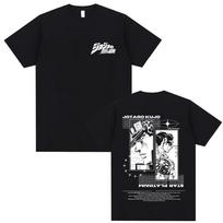 2026 Anime JoJos Bizarre Adventure Kujo Jotaro Star Platinum Graphic Tshirt Unisex Women Casual Cotton Short Sleeve Soft T Shirts S