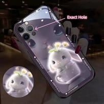 LED Telefono Dėklas - Automatinis Mirksėjimas Skambinant/Grojant Muzikai su Grūdinto Stiklo Apsauga iPhone 11 Pro