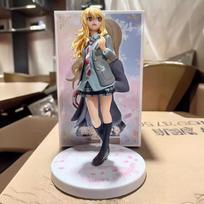 Tavo melas balandį Anime Kaori Miyazono Rankų darbo mokyklos uniforma Veiksmo figūrėlė Kolekcionuojamas modelis Ornamentas Figūrėlės žaislui