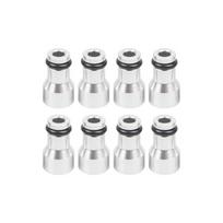 8Pcs Aluminum Fuel Injector Seal Fuel Injector Spacers Convert Fuel Injector to LS Truck Injector 551371 1