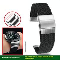 Aukštos kokybės elastinis nailoninis laikrodžio dirželis Casio G-SHOCK GA-2100 2110 GM-2100 serijai, modifikuoti nailono drobės laikrodžio dirželio priedai GM-GA-2100