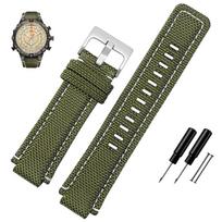 TIMEX Laikrodžio apyrankė TW2T76500 T2N721 T2N720 Sportinė Aukštos Kokybės Nailono Drobės Laikrodžio Dirželis Vyriškas Tide Compass 24×16MM Apyrankė 24.16mm