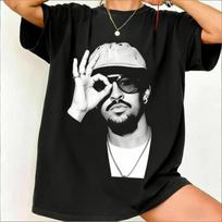 Bad Bunny  Super Bowl Rugby graphic 100cotton unisex shirt 2026 Summer New Oneck Unisexs Y2k retro Short Sleeve Tshirt fan gift M