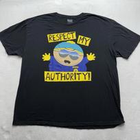 South Park Shirt Men's Cartman Respect My Authority Adult Short Sleeve Tee 3XL 2XL