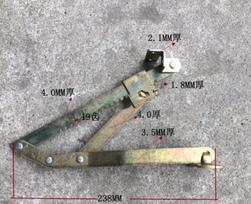 1pcs Adjustable Hinge heavy duty Sofa Triangle support Bracket murphy bed Fold lifting mechanism Furniture hardware accessories