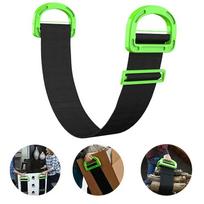 Adjustable Lifting Moving Straps, Moving Straps for Furniture and Multifunctional Carrying Strap with Handles Support 220Lbs žalia