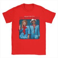 Lady Gaga And Bruno Mars TShirts for Unisex Round Collar Pure Cotton T Shirt Mayhem Die with a Smile Short Sleeve Tee Shirt S