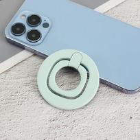 Magnetic Phone Ring Holder Magnet Stand For iPhone 13 14 15 16 17 Series for MagSafe Removable Mobile Phone Metal Grip Kickstand