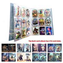 216 Card Slots Italian Brainrot Card Booklet Of Collection Cartoon Anime Card Protector Game Card Collection Cards Album Gifts