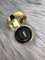 YSL Black Leather Cushion Foundation 5g Mini B20 Shade, Long-Lasting Coverage & Hydrating, Portable Travel Size