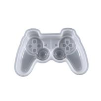 Žaidimo valdiklio silikoninė forma Epoksidinės dervos Žaidimo linksmybės Meno dekoras PS4 valdikliui Rankų darbo „pasidaryk pats“ amatas Šokoladinis pyragas Ledo kubelių forma šviesiai pilka spalva