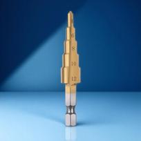 STONEGO HSS M35 Cobalt Step Drill HSS CO High Speed Steel Taper Hexagon Shank 4-12mm/4-20mm/5-21mm/5-27mm/4-32mm