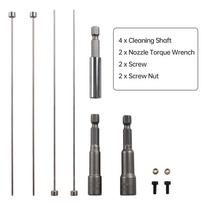 3D Printer Nozzle Cleaning Kit Extruder Filament Cleaner with 4pcs Cleaning Shafts and Nozzle   Wrench for M7CelsiusM8 Threaded Nozzles Suitable