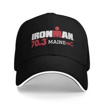 M Taško Logotipas Triatlono Sumuštinio Stiliaus Kepurė Unisex HipHop Beisbolo Kepurė Kvėpuojančios Snapback Kepurės Kepurės Nuo Saulės Pavasarinės Kepurės One Size