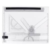 Upgraded A4 Drawing Board Kit Drafting Table Multi-Function Metric System Art 1