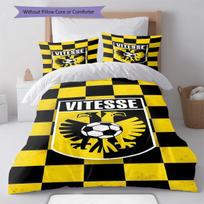 SBV Vitesse Raštuotas patalynės komplektas Antklodė ir užvalkalas Pagalvės užvalkalas Namų dekoracija Gimtadienio dovana (1 * antklodės užvalkalas + 2 * pagalvės užvalkalai, be šerdies) 135x200cm