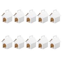 10PCS/Pack Unique White Dog House Form Gift Packaging Boxes Holiday Packaging Containers Suitable For Special Event 1
