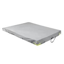 214x122cm Waterproof Dustproof 420D Oxford Tarpaulin Trailer Cloth Truck Canopy UV Protection Cover Tray Trailer Cover pilka
