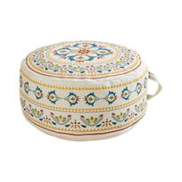 45X45X20CM Meditation Cushion Cover Homestay Tatami Moroccan Pouf Cover Unstuffed Ottoman Cotton Footstool Futon Home Decor