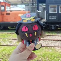 New In Stock 10cm Hazbin Hotel Vox Lucifer Ko Version Not Genuine Plush Doll Cute Anime Peripherals Toy Birthday Christmas Gift ko ver Not Genuine