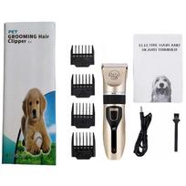 Professional Dog Hair Clipper USB Charging Pet Shaver Full Set Cat Cutter Shaver  Haircut Machine auksinė