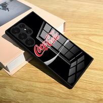 C-Coca-Fashion Cola Phone Case For S25 Ultra Samsung S26 S24 Fe S22 S20 S23 21 Plus A54 A34 A53 A16 Glass Cover Samsung s22ultra