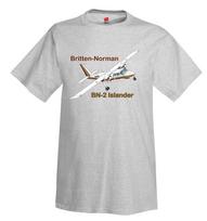 Britten-Norman BN-2 Islander Lėktuvo Marškinėliai - Personalizuoti su Jūsų N# XL