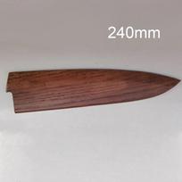 Profesionali japoniško šefo peilio dėklas Gyuto/Santoku/Willagi ašmenims Apsauginis medinis makštas Sushi šefo peilio laikymo dėklas