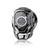 1 vnt. Automobilio vieno mygtuko paleidimo mygtukų apsauginis dangtelis Emblemos apdaila Volvo XC60 XC90 S60 S80 S40 V40 V60 V70 V50 XC70 juoda