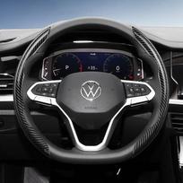 Tinka Volkswagen anglies pluošto tekstūros vairo apdangalui Tiguan Golf T-Roc Polo Passat Jetta ID.3 ID.4 Atlas Teramont