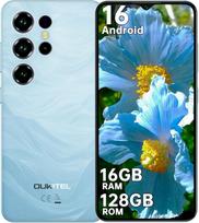OUKITEL C2 atrakintas mobilusis telefonas 2025-6,52  ekranas išmanusis telefonas, 16GB + 128GB / 1 TB, 5000 mAh baterija, 13 MP kamera mėlyna