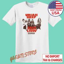 Uriah Heep Easy Livin Gypsy Men's White Size S-5XL 2XL