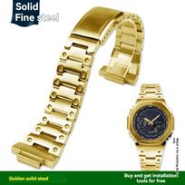 16 mm nerūdijančio plieno laikrodžio apyrankė Casio G-SHOCK GBM-2100/GM-2100/GA-2100 Ga2100 laikrodžiui Metalinis aštuonkampis apyrankės pakeitimas Laikrodžio dirželis For GA2100