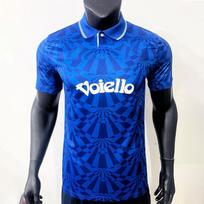 Napoli 91-93 Retro Namų Futbolo Marškinėliai (Trumpomis rankovėmis) XL mėlyna