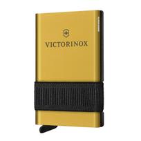 SMART CARD WALLET Smart Card Wallet with Nail Ballpoint and Scissors 10 Delightful Gold [Victorinox] Multi-tool File, Tweezers, Toothpick, Pen, - auksas