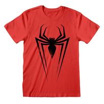 Marvel Comics Spider-Man Black Spider Symbol T-Shirt Officially Licensed Merch XXXL