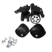 A79 Luggage Wheels Suitcase Double Row Roller Repairing Kit 360° Spinner Casters Heavy Duty Wheel 1 Pair with Screws S juoda