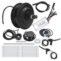 Elektrinio dviračio konversijos rinkinys 48V 500W priekinio rato stebulės variklio komplektas su KT-900S ekrano matuokliu 12G ratui 20-inch 12G